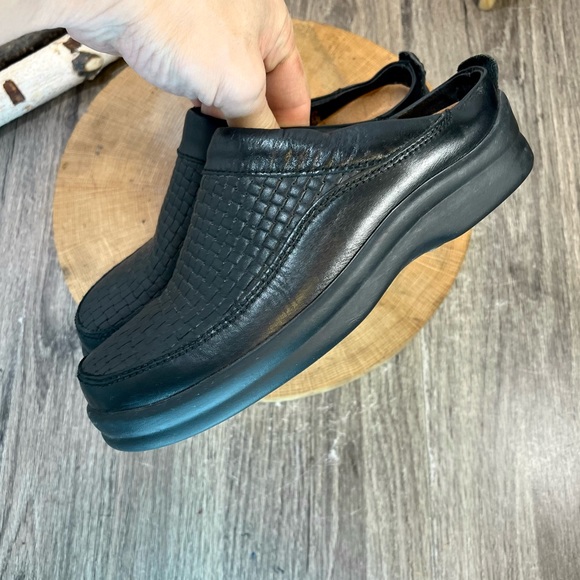 *Birkenstock Footprints | Ashby Woven Leather Mules in Black Size 36/5 N - Picture 10 of 14